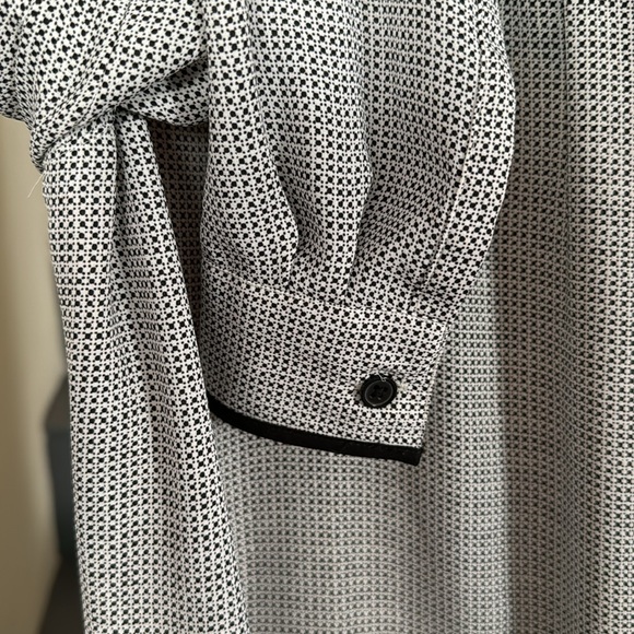 LOFT blouse XS black and white - Picture 7 of 9